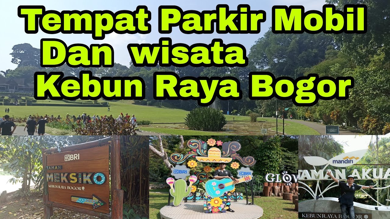 Gambar Tempat Parkir Mobil di Kebun Raya Bogor