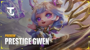 Prestige Mythmaker Gwen Chibi Preview (Chinese Server) - Teamfight Tactics