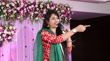 Ashwini Sharma talking to Abhi after his dance at Sangeeth