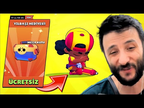 Yılbaşı Hediyesi MEGA KUTUDAN MEG ÇIKTI😅 (33 HESABA BEDAVA MEGA  KUTU AÇTIM) Brawl Stars