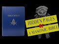 The enigmatic masonic bible revealing its mysterious hidden pages