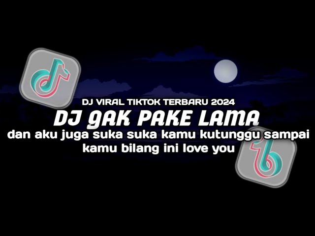 DJ DAN AKU JUGA SUKA SUKA KAMU | DJ GAK PAKE LAMA VIRAL TIKTOK TERBARU 2024 class=