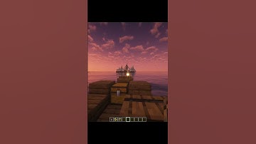 Minecraft sunset Part 1 #minecraft #rtx #shaders #texturepack #viral #shorts