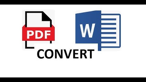 HOW TO CONVERT PDF TO WORD DOCUMENT WITHOUT INTERNET/OFFLINE