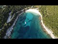 Η παραλία Έμπλυση (Κεφαλονιά) ΑΝΩΘΕΝ - Aerial video by drones Dji