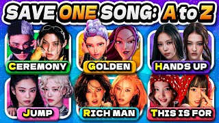 Save One Kpop Song From A To Z 6 Songs Challenge Kpop Games 2025