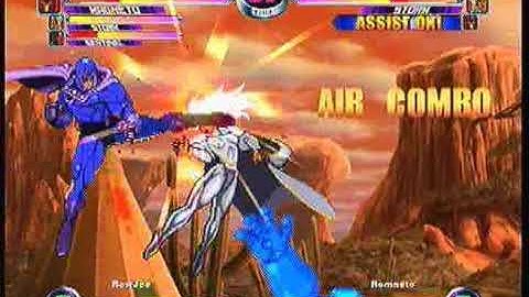 MvC2 Online (360): Row Joe (MSS) vs Brett (MSP) 2 .:11.4.09:.