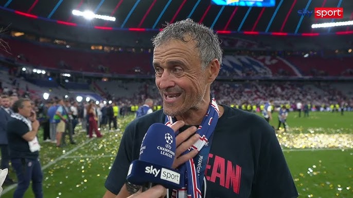 PSG-Inter: l'intervista di Luis Enrique | Champions League - YouTube
