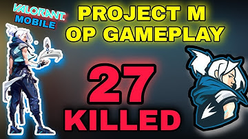 Valorant Mobile Rush Gameplay | New Valorant Mobile Gameplay | Project M Intense Fight