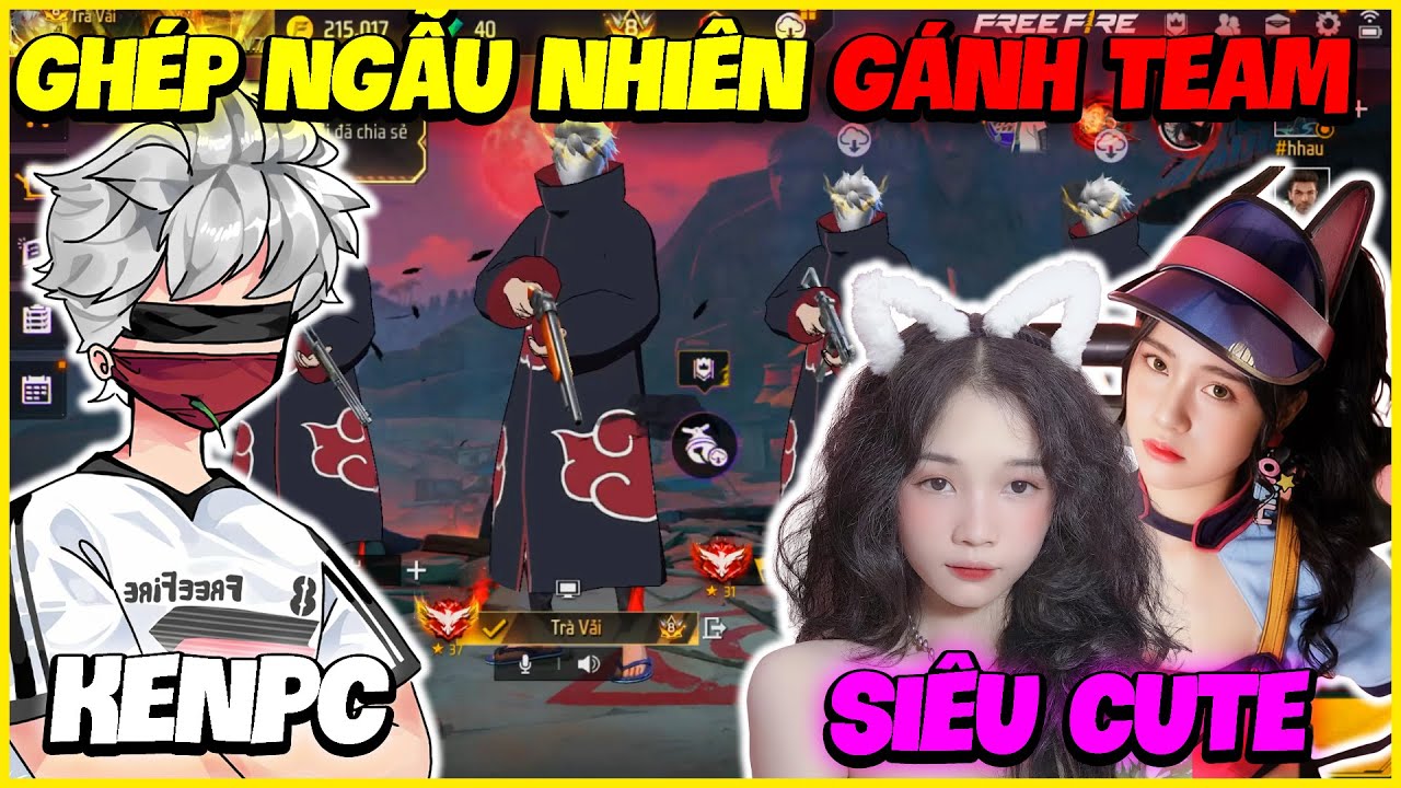 FREE FIRE | KENPC TRỞ LẠI GHÉP NGẪU NHIÊN TRÊN THẾ GIỚI GANK GÁI VÀ CÁI KẾT BẤT NGỜ !!