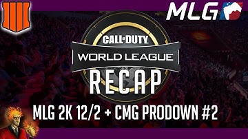 Black Ops 4: The CWL Recap // OpTic wins CMG ProDown #2 // MLG 2K Winners
