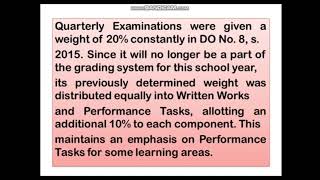 GUIDELINES FOR ASSESSMENT AND GRADING IN LIGHT OF THE BASIC EDUCATION LEARNING CONTINUITY PLAN