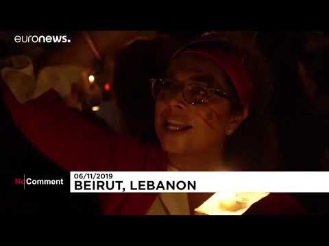 ასობით ლიბანელმა ქალმა ანტისახელისუფლებო აქციაში მიიღო მონაწილეობა