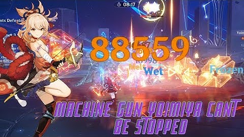 Machine Gun Yoimiya Completely Deletes Mechanical Array-Genshin Impact