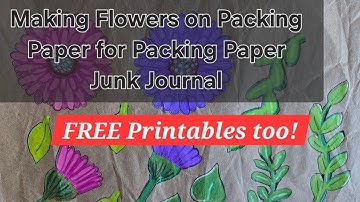 😃Packing Paper Junk Journal Ephemera  + FREE Digital