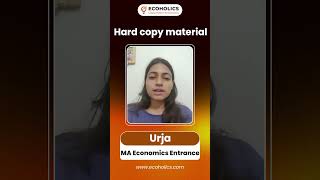 Hard Copy Material That Actually Helps You Understand|MA Economics Entrance Exam | Ecoholics Reviews