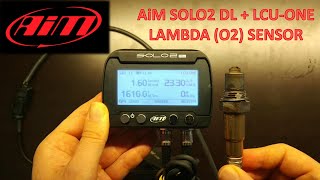 AiM SOLO2 DL with LCU-ONE Lambda Sensor Configuration