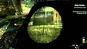 Snipe Triple kill Cod Mw3 Multiplayer