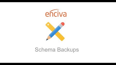Create and Schedule Schema Backups