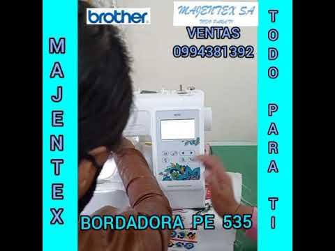 Brother Maquina Bordadora Pe535