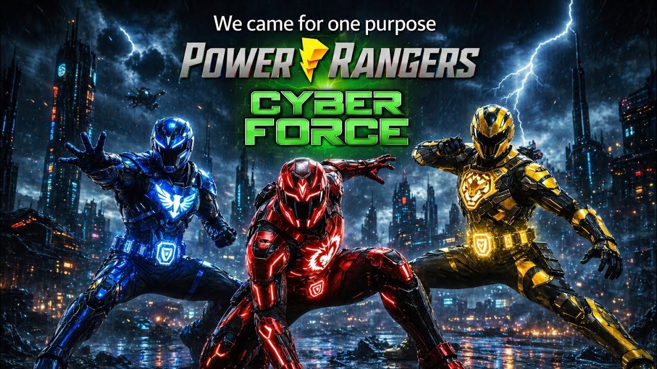 Power rangers cyber force episode 2 : cyber rangers together - YouTube