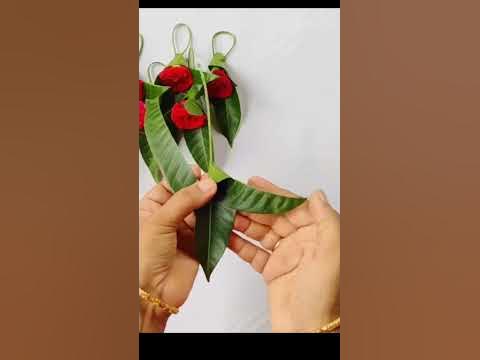 Varalaxmi pooja Decoration ideas | Mango Leaf Decoration ideas || pooja ...