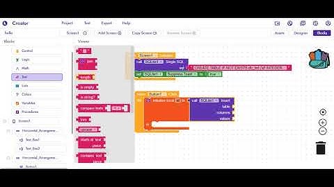 Kodular - Database Sqlite