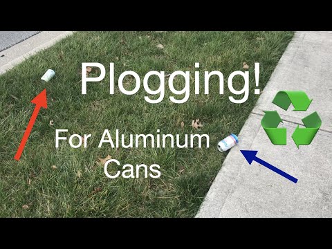 Plogging For Aluminum Cans! From The Trash To Cash