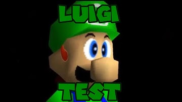 official sm64 luigi model test (READ DESC)
