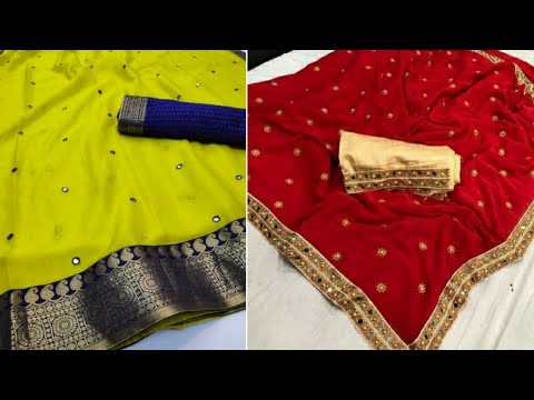 meesho new arrival sarees under 500/latest - YouTube