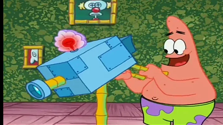 Patrick menjadi kameramen."upsy daisy downsy wonsy".