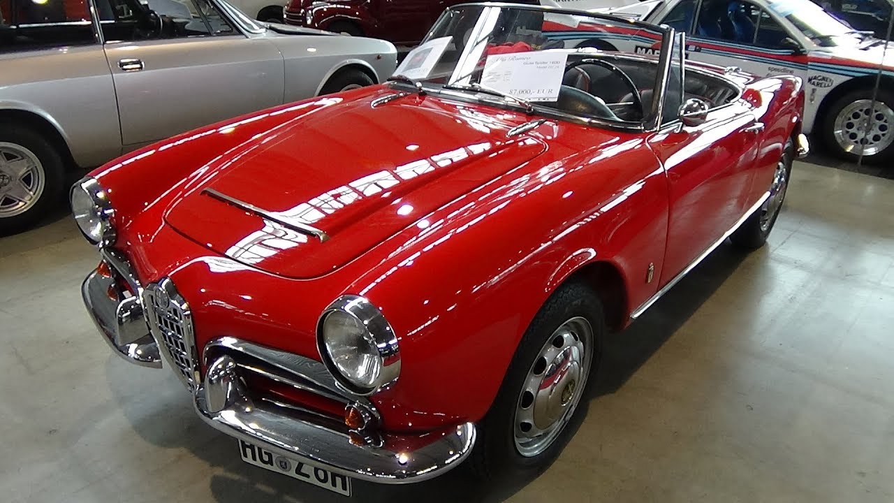 1964 Alfa Romeo Giulia Spider 1600 Exterior And Interior Retro Classics Stuttgart 18 Youtube
