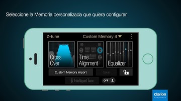Guardar la configuración personalizada Tutorial Clarion FDS Z tune 6 ES