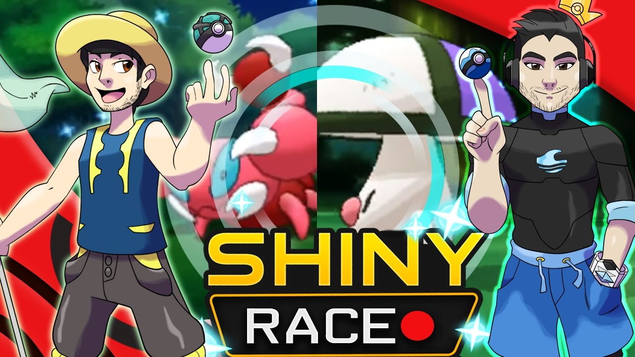 INSANE LUCK! SHINY RACE! aDrive vs BooksandGames Round 3! Pokemon Shiny Hunting Race