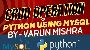 Python and MySQL -  Python MySQL Crud Operation | CRUD Operation in Python Using MySQL | CodingZilla