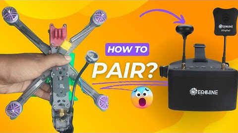 How to pair VTX with FPV Analogue Goggles? Hindi Aviationrcfly