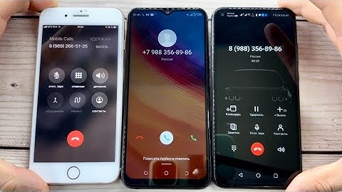 iOS vs Android/ Alarm Incoming, Outgoing Calls iPhone 8 Plus, Tecno Spark 7, Huawei P40 Lite