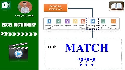Hàm Match - Cách sử dụng