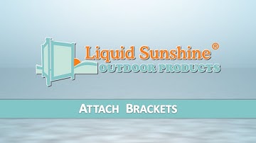 Louvered Piling Installation Video - Step 2 - Attach Brackets