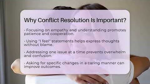 Why Conflict Resolution Is Important? - The Love Workshop