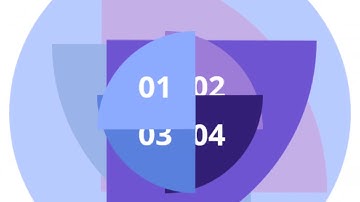 Overlapping Donut Chart  Animation Templates