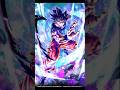 Goku in normal but Goku in his real form