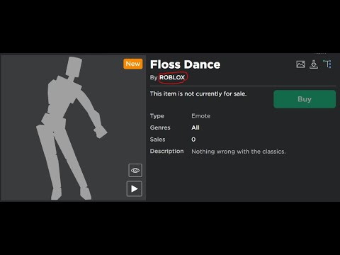 Roblox Actually Made The Floss Emote Youtube - floss dance roblox