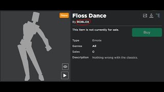 Roblox Actually Made The Floss Emote Youtube - fortnite floss song for roblox
