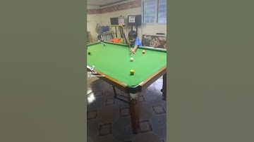 My 6 year old baby can play BILLIARD 🎱 🙂 #proudmum #kids #kidstalent #billiards