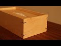 [家具職人]ティッシュボックスの制作工程 Professional made Tissue Boxes.