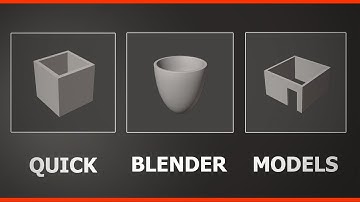 Blender 2.8 Quick Modeling Beginner Tips
