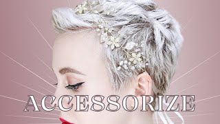 Special Occasion & Bridal Pixie Cut Hairstyles ✨ How to Curl a Pixie Cut