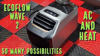 Awesome Portable Wireless AC and Heater the Wave 2 from Ecoflow Camping Travel Overlanding and more