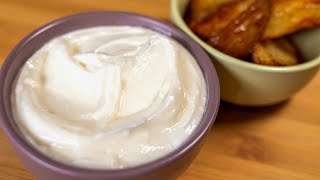 Garlic Sauce Toum | ثومية مطاعم الشاورما وبدون بيض